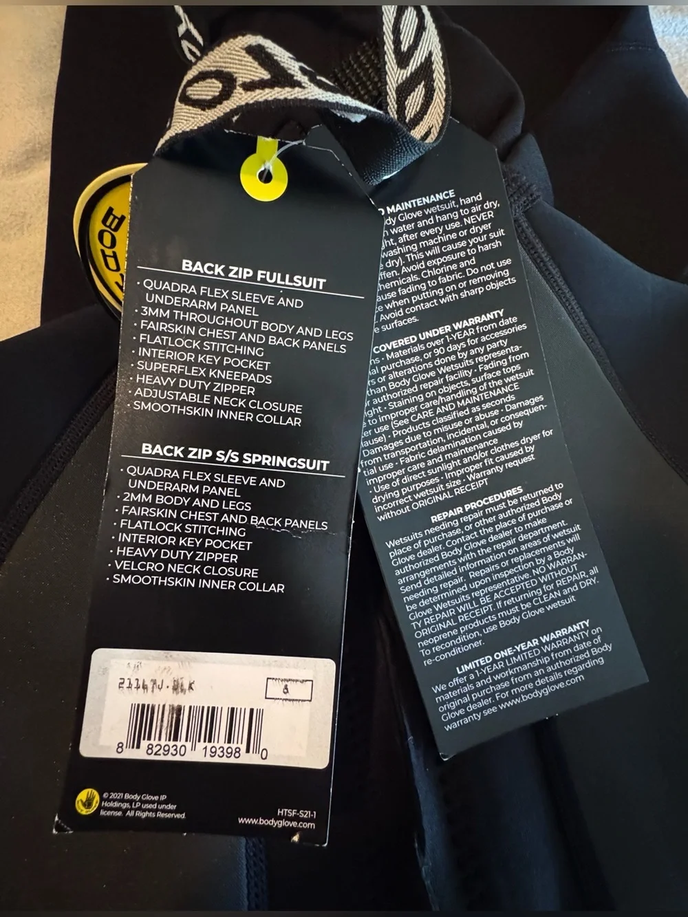 Body Glove Pro3 Kids Black Shorty Wetsuit with Green Logo